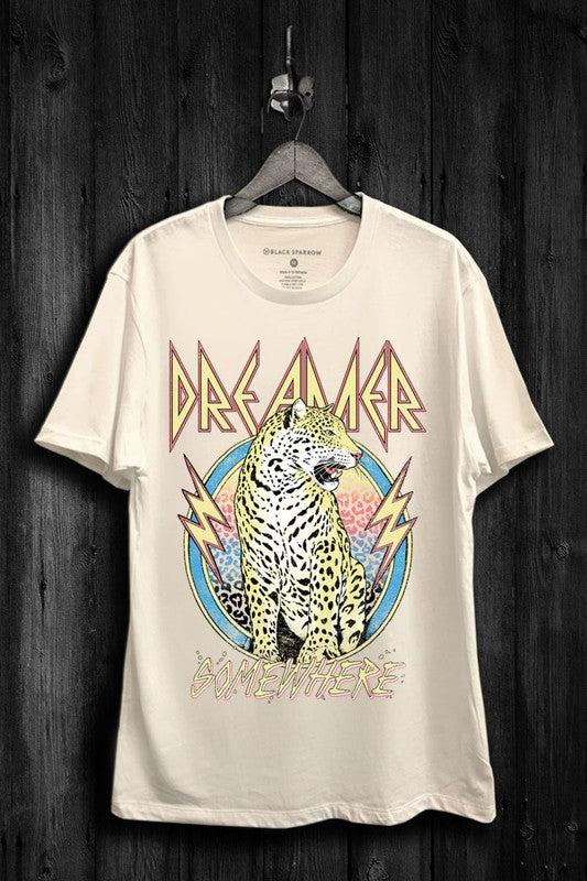 Dreamer Leopard Graphic - Ivory